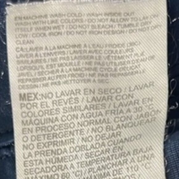 Vintage Levi's Boy's 3T Navy Full Zip Spellout Jacket - Picture 11 of 11